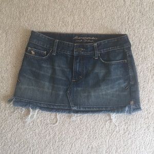 Abercrombie & Fitch Jean skirt miniskirt size 2
